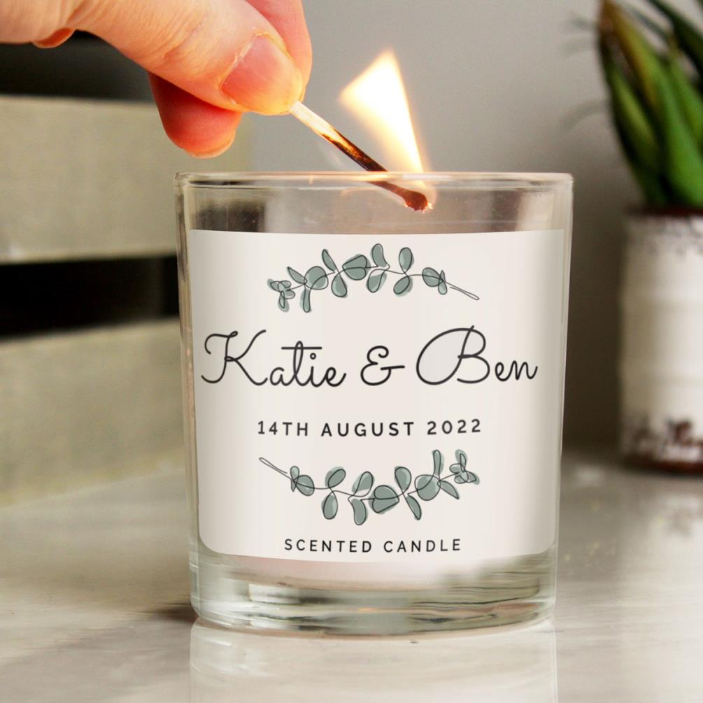 Personalised Botanical Jar Candle Extra Image 1